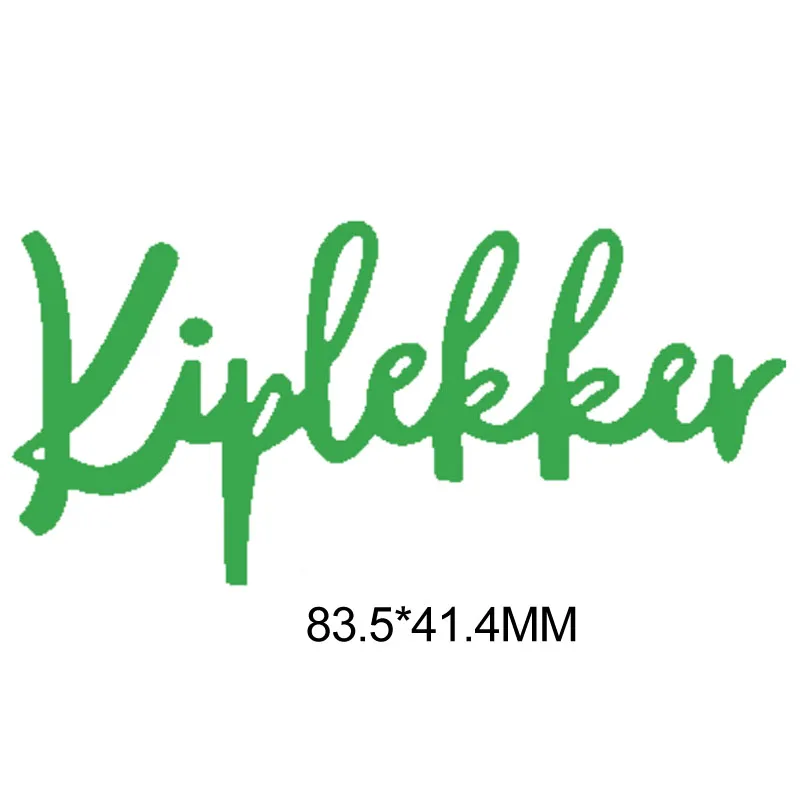 H3463 Специальные голландские буквы режущие штампы Трафарет DIY карты Альбом тиснение ремесла шаблон для скрапбукинга Новые штампы для - Цвет: H3463