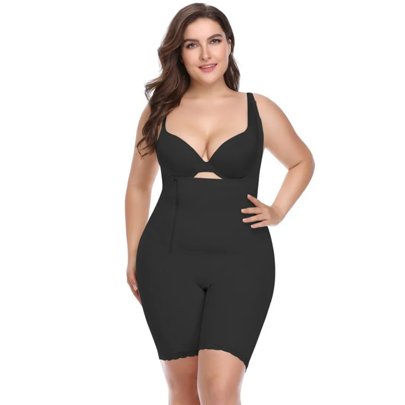 CR размера плюс 6XL 2019 латексный женский корректор фигуры после липосакции пояс с