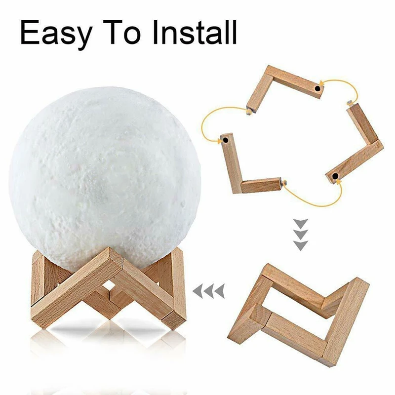 7-Цвета 3D лунный свет Коран Динамик плеер Беспроводной Bluetooth пресс-лампа |