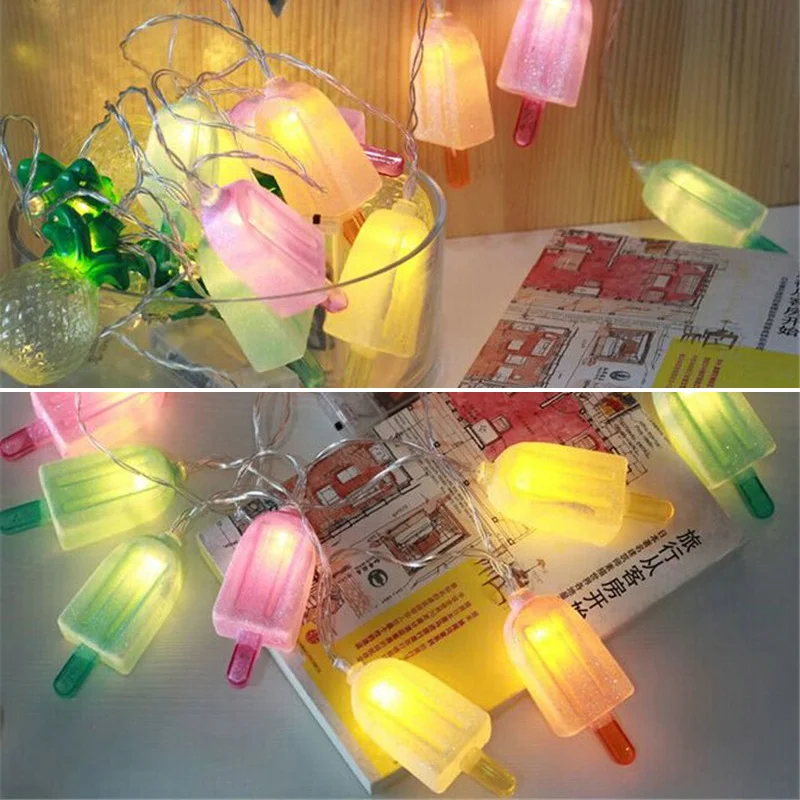 Хлопковые фонари лампы для льда дома светодиодный светодиодные гирлянды милые