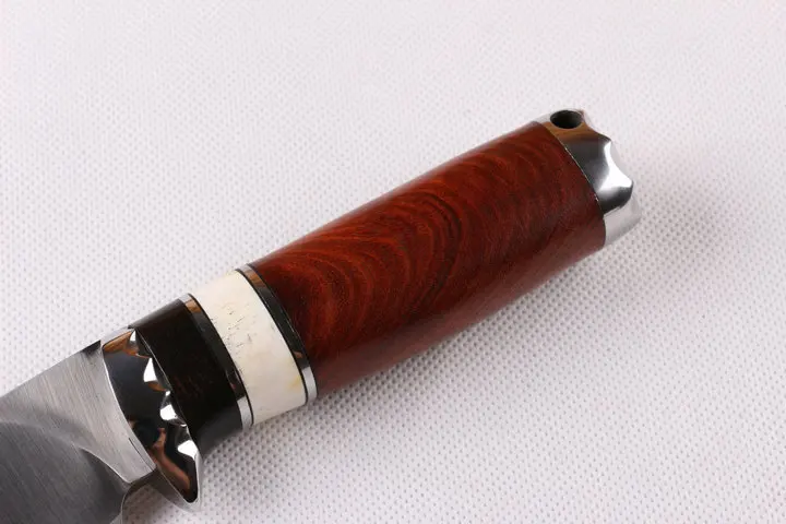 Лучшее качество маленький охотничий нож с фиксированным клинком 7CR15MOV Лезвие