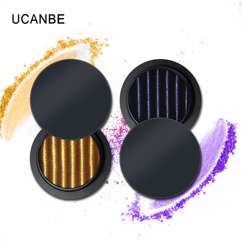 Ucanbe Фирменная Новинка модные чудесные магнитные тени для век мерцающий макияж палитра 4 цвета блеск Тени для век Пудра гладкая текстура