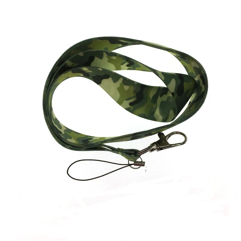 YUJUSER 1 шт. Камуфляжный узор шейный ремешок шнурок для сотового телефона USB ID бейдж