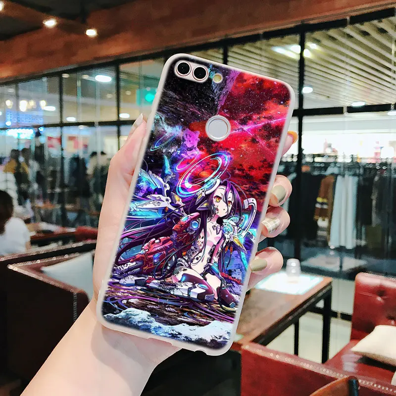 Style 09 Силиконовый чехол для телефона в стиле игры нет жизни аниме для Huawei Честь 7C 7A 8 8X9 10 Y5 Y6 Y7 Y9 V20 Lite рro Nova 3 4 - Цвет: Style 09