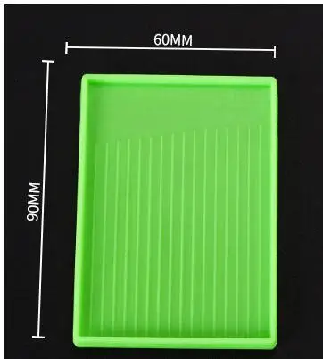 1pc 5d DIY алмазная живопись Алмазная вышивка аксессуары Большая емкость Большая буровая пластина пластиковый лоток большие наборы ручка для сверления - Цвет: 1pc