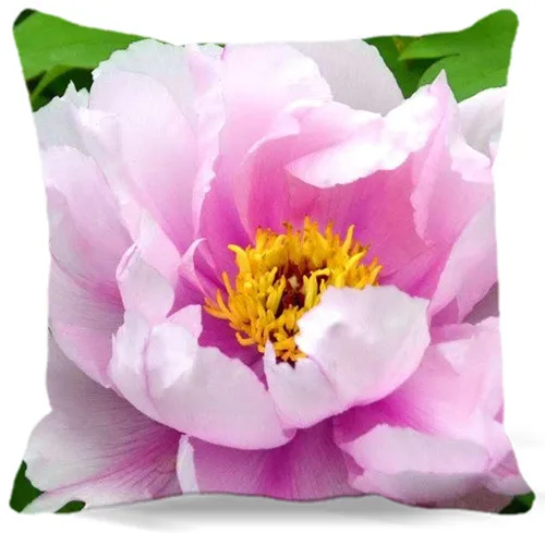 Cotton polyester Vintage Retro peony flowers Pattern Print Home car hotel Decorative pink red Pillow case 9 style 16'' 18&quot 19&quot |