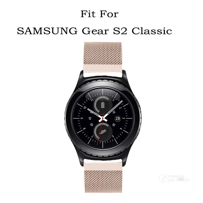 46 мм Миланская петля ремешок для samsung gear S3 frontier/классические часы 22 мм ремешок регулируемый браслет из нержавеющей стали аксессуары