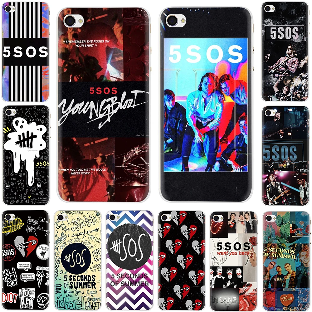 5 секунд лета 5SOS жесткий чехол для телефона iPhone 5S SE 2020 6 6s 7 8 plus X XR XS 11 Pro Max|Бамперы| |