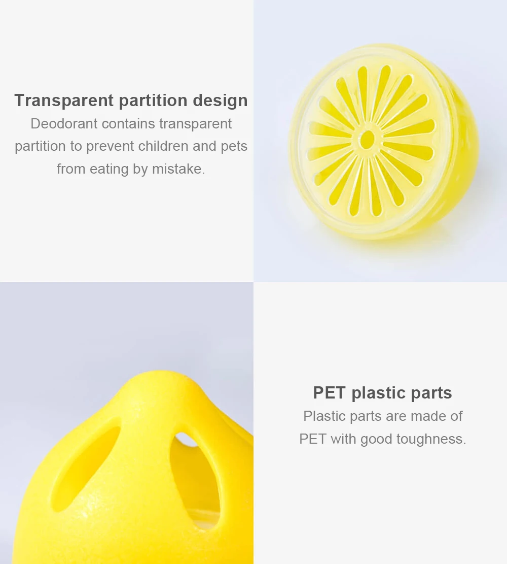 XIaomi Clean-n-Fresh холодильник дезодорант(30 г* 3) морозильник дезодорант ингибирующий бактерии холодильник плесени доказательство запах удаления