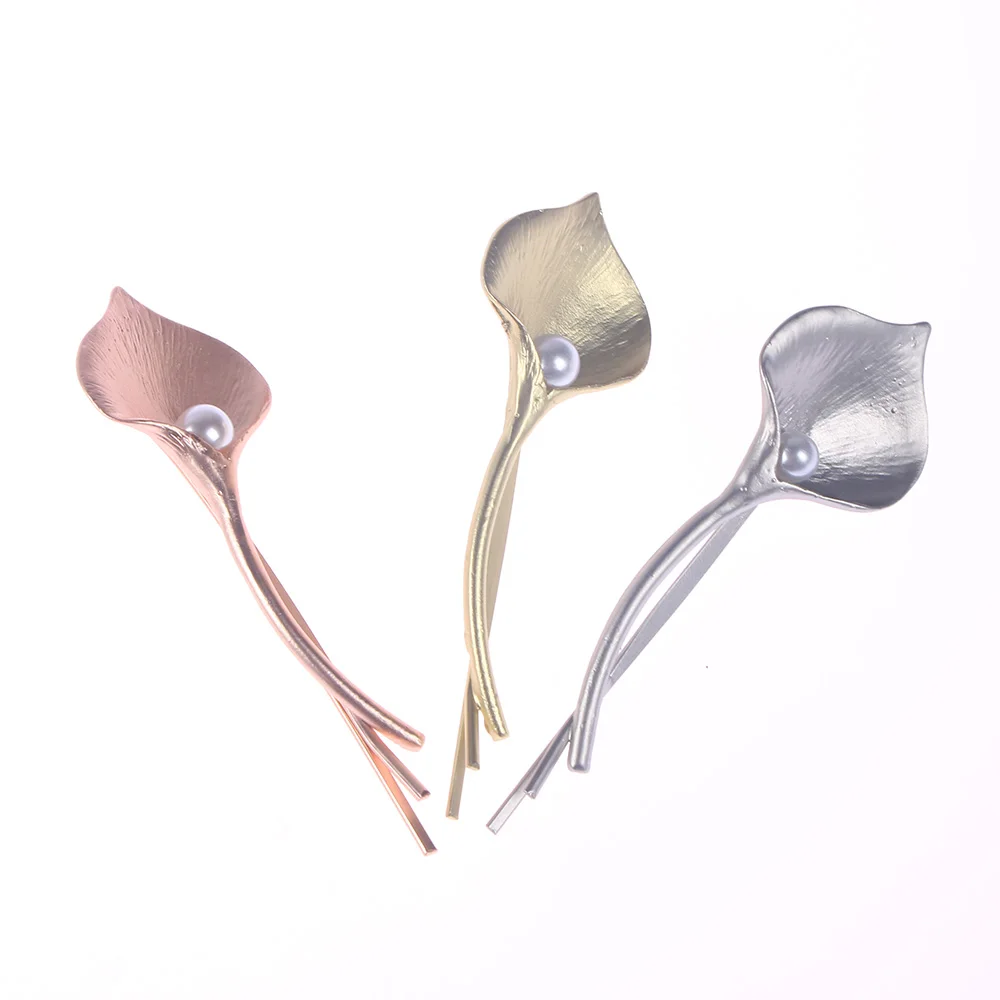 1 шт. модные свадебные украшения для волос Цветочные заколки твердые