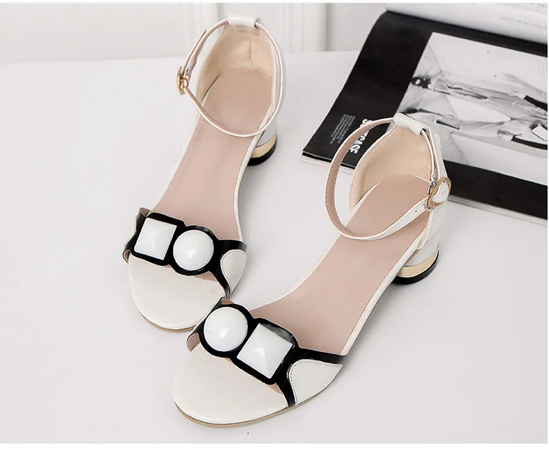 Сексуальные женщины ремешок с Пряжкой Женские лодыжки ремень обувь средний