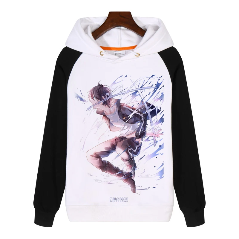 Высококачественный пуловер унисекс с аниме норагами Ято толстовка капюшоном