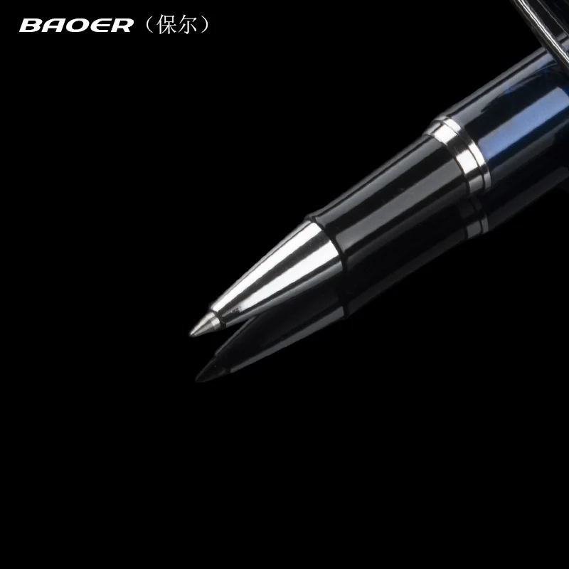 BAOER 508 Волшебная синяя и серебряная шариковая ручка со средним наконечником|pen