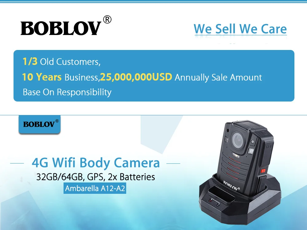 BOBLOV HD66-07 gps 4G Корпус полицейская видео Камера DVR 32 Гб правоохранительных органов топливный фильтр грубой очистки 2 дюймов ЖК-дисплей с 1950 мА/ч, Батарея 170 градусов Широкий формат