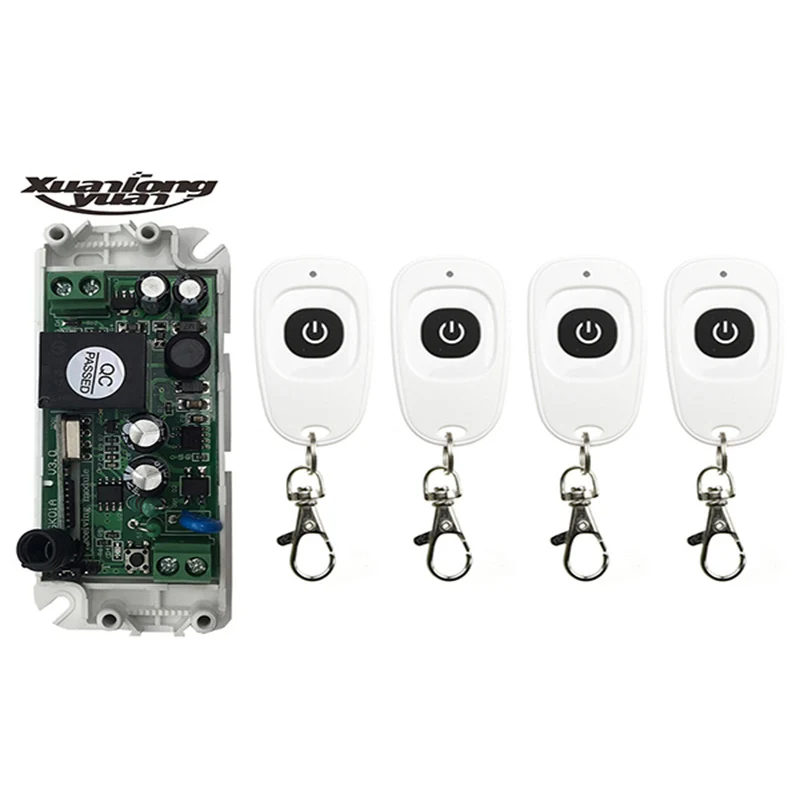 

Xuanlongyuan 85V 110V 120V 220V 250V 1CH RF беспроводной мини-переключатель релейный приемник дистанционные контроллеры/лампа/окно/гаражные двери