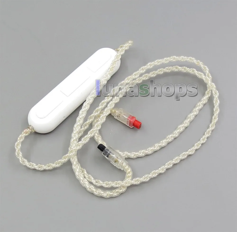 LN005921 серебристый OCC Bluetooth беспроводной кабель для наушников аудио техники ATH IM50 IM70