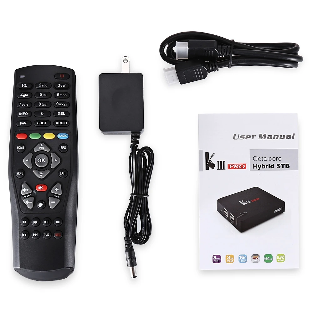 ТВ приставка MECOOL KIII PRO Amlogic S912 Android 6 0 DVB S2 T2 3 Гб 16 K3 Pro 64 бит 4K двухдиапазонный WiFi 1000 м
