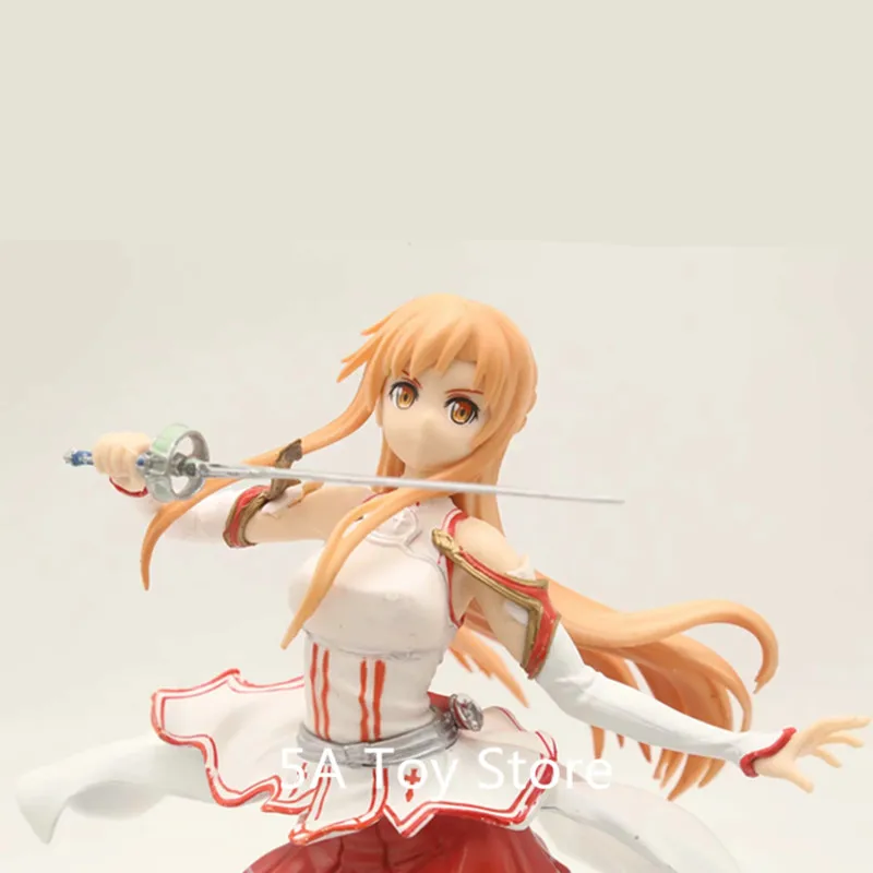 Аниме альтер меч искусство онлайн Yuuki Asuna боевая версия пвх экшн фигурки