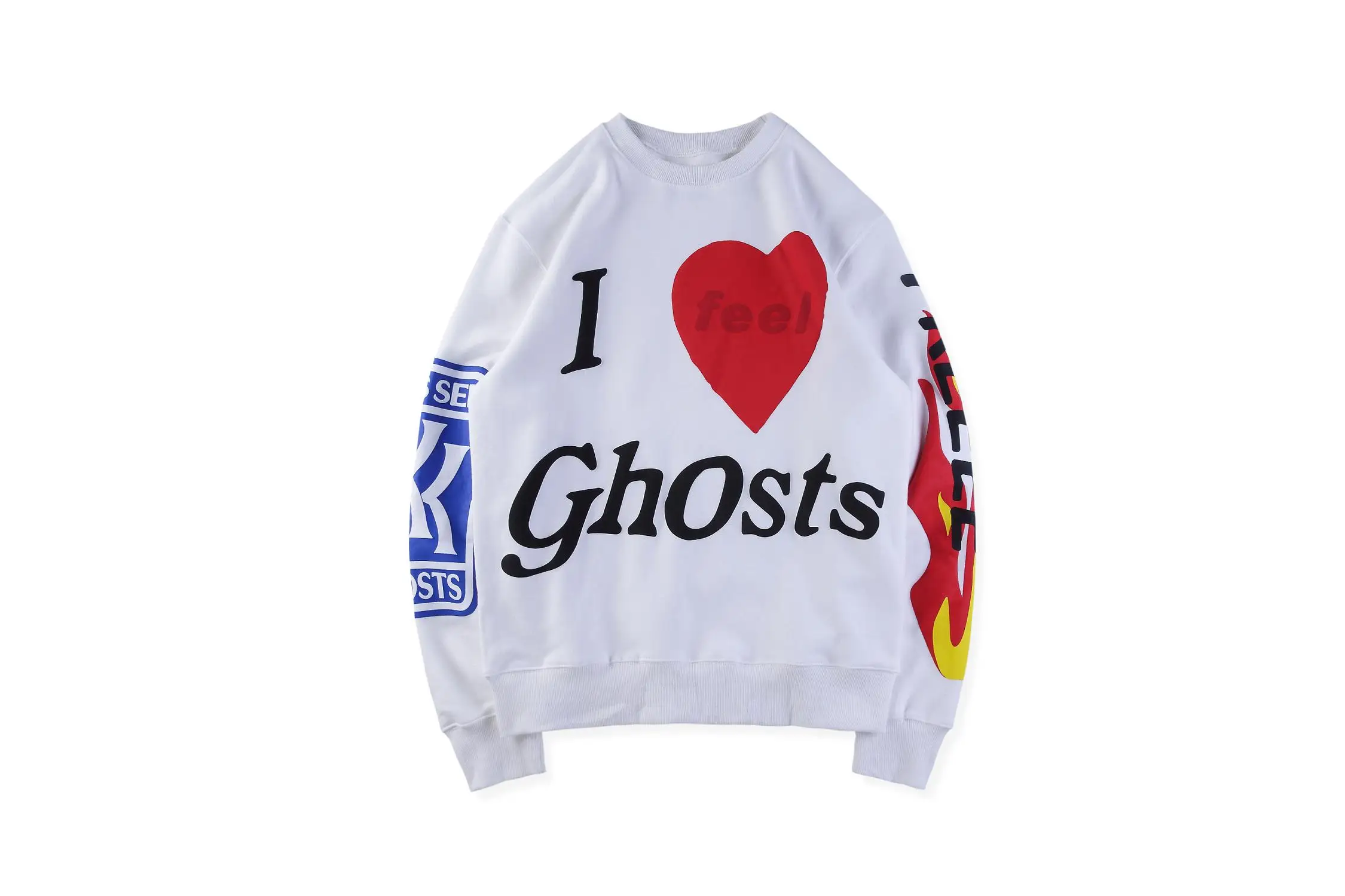 Kanye West/толстовки с капюшоном, улыбающееся лицо, Lucky Me KIDS SEE GHOSTS CFG, футболка на день рождения для мужчин и женщин, Рокки, толстовка с капюшоном, 1:1, высокое качество - Цвет: white2