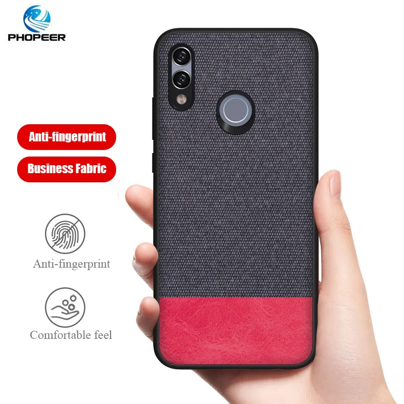 Чехол PHOPEER для huawei P Smart 2019 мягкий силиконовый тканевый защитный чехол Honor 10 Lite (2019) |
