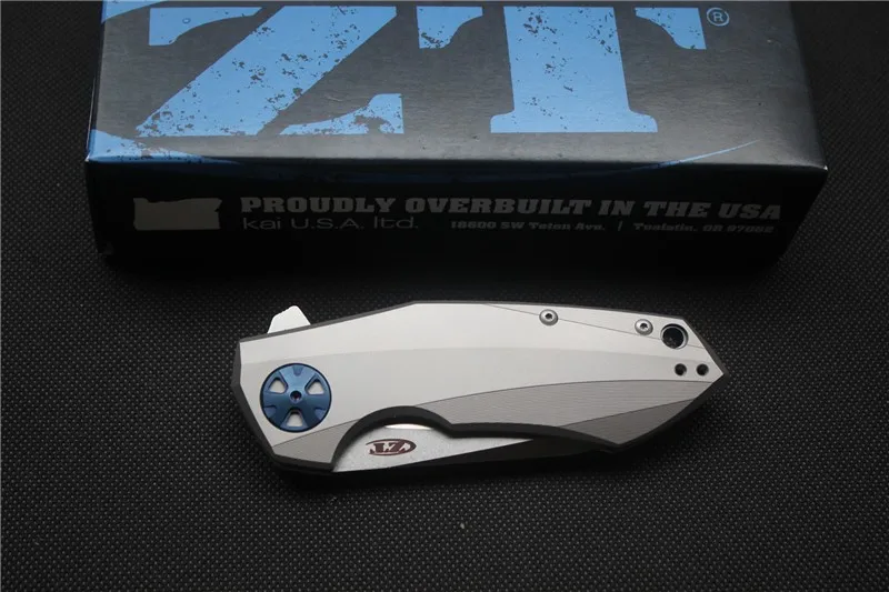 ZT0456 охотничий нож складной складное лезвие D2 TC4 ручка подшипника карманный