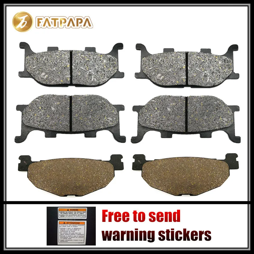 Аксессуары для мотоциклов FL + FR R тормозные колодки YAMAHA 1300 XVS Midnight star XVS1300 2008 2009 2010