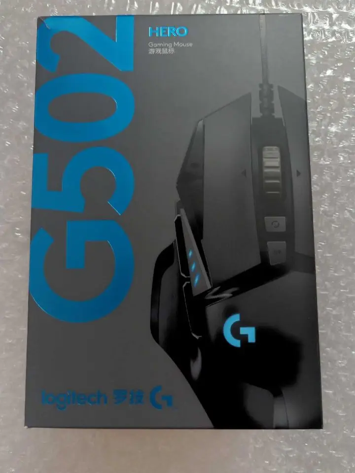Оригинальная игровая мышь logitech G502 hero высокой производительности с двигателем 16000