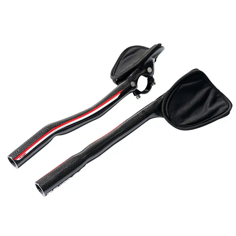 

TEMANI Full Carbon Fiber Bike Rest Handlebar 3K/UD Diameter 31.8mm Road Bike Rest Bar Bicycle Cycling TT Handlebar For Long Ride