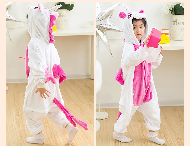 Горячий фланели единорог Pijama мультфильм косплей взрослый мужской домашняя