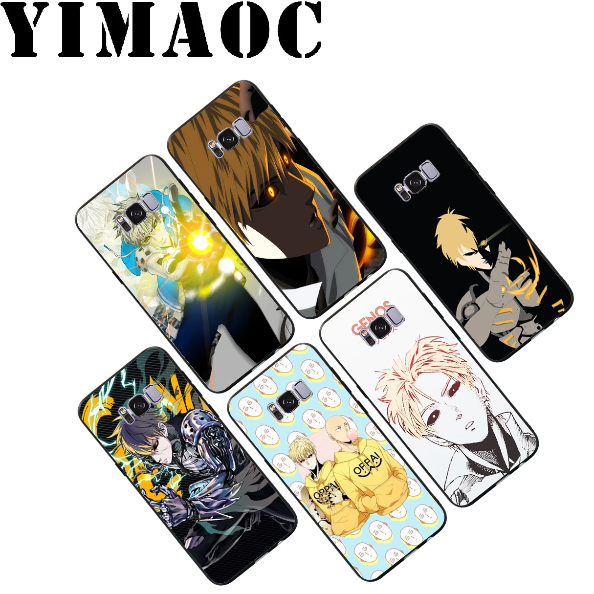 Мягкий чехол YIMAOC Genos One Puch Man для Samsung Galaxy S10 S10e S9 S8 A6 Plus S7 S6 Edge A7 A5 A3 J6 Note 9 8 |