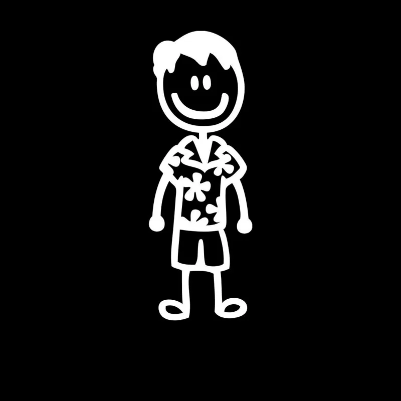 Интересные Гавайские наклейки на семейный автомобиль покрывающие тело модных