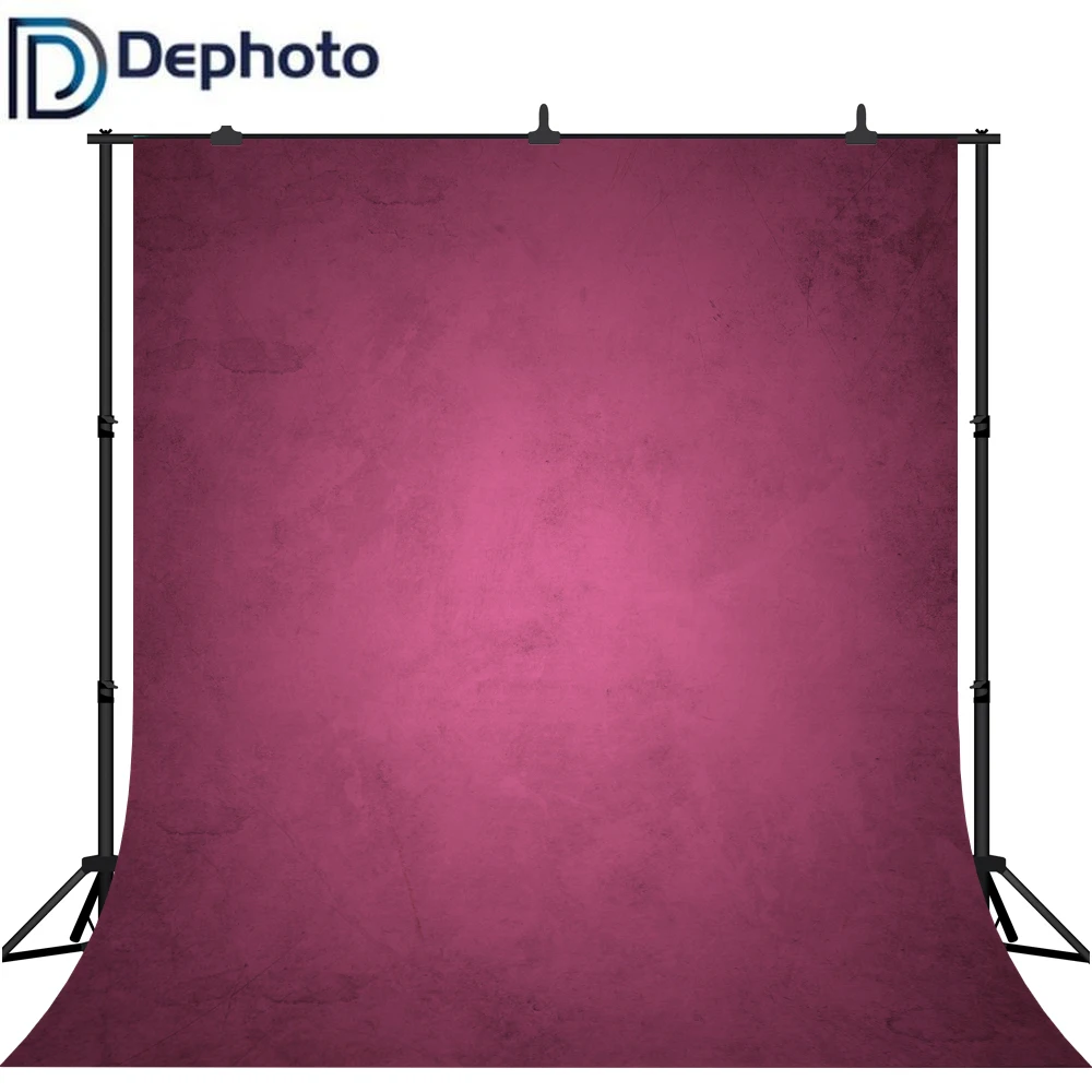 DePhoto виниловый тканевый фон для фотосъемки старый мастер фиолетовый фон для фотостудии однотонный чистый цвет Свадебный Фотофон