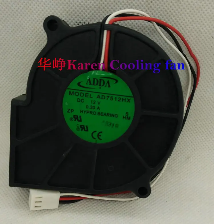 

ADDA 7530 AD7512HX 12v 0.3A 2wire 3Wire Cooling Fan