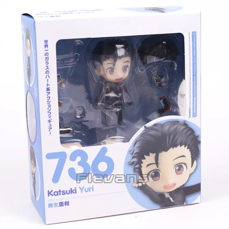 Yuri On Ice кацуки Yuri 736/762 Free Skating Ver. Nendoroid кукла ПВХ фигурка Коллекционная модель игрушки 2 стиля