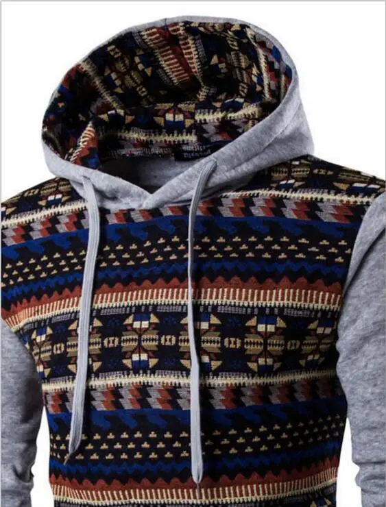 2019 толстовки Для мужчин Hombre хип-хоп бренд мужской балахон модные геометрические