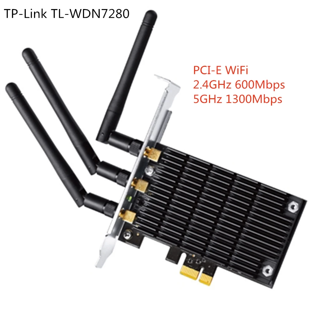 AC1900Mbps Wi-Fi Gigabit Ethernet Сетевая карта PCI-e Wifi антенный адаптер PCI беспроводной двойной 2
