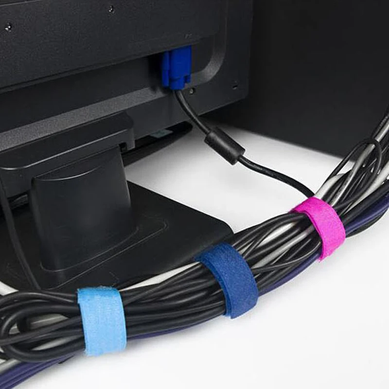 10 шт./лот нейлоновые кабельные стяжки силовой провод ремень для хранения