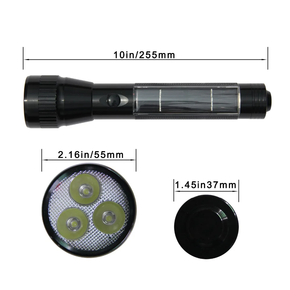 PowerGreen аварийные наружные Фонари фонарик 2000mAh Солнечная лампа удобный фонарь с USB