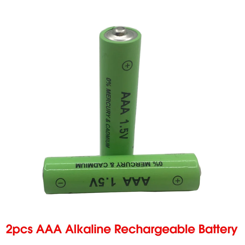 2PCSAAA Soravess 2-8 шт./лот AA батарея 3000mah 1,5 V Щелочная AAA 2000 mAh аккумуляторная батарея для дистанционного управления игрушка с зарядным устройством - Цвет: 2PCSAAA