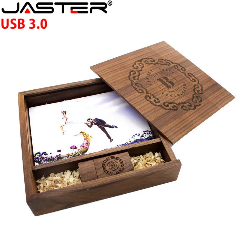 Usb флеш накопитель JASTER в деревянной коробке 4 64 Гб|USB флэш-накопители| |