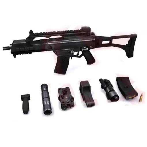 1:1 85 см G36c штурмовой пистолет 3D бумажная модель головоломка DIY обучающая игрушка Моделирование DIY игрушка ручной работы бумажное ремесло - Цвет: gun and accessoriess