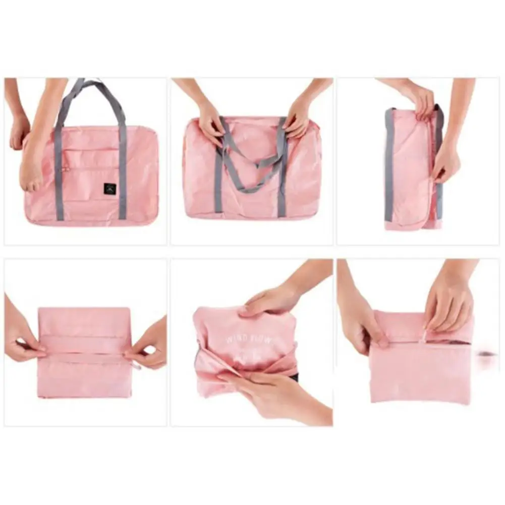 

Foldable Large Tote Storage Bag Casual Travel Clothes Luggage Organizer Bags