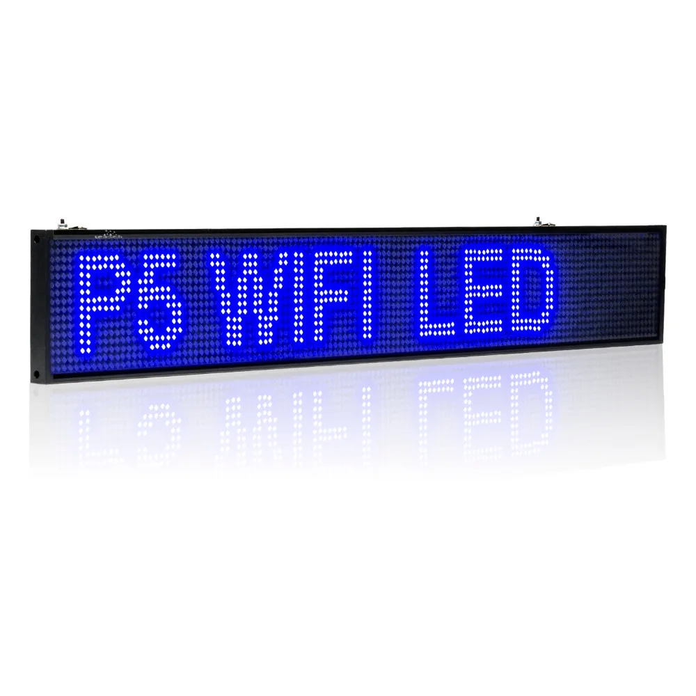 26in 66 см P5 SMD 16*128 пикселей Беспроводной Wi Fi светодиодный знак программируемый