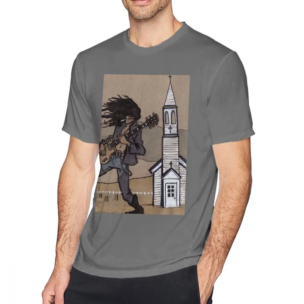 Dark Grey Футболка guns N Roses, футболка с дождем, 4xl, футболка с коротким рукавом, мужская, забавная, с принтом, Классическая, 100 хлопок, футболка - Цвет: Dark Grey