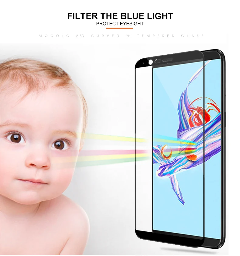 Защитное стекло Mocolo для экрана 2 шт./лот для Oneplus 5T 9H 2.5D полное покрытие закаленное стекло для Oneplus 5T 1+ 5T пленка стекло 6,01''