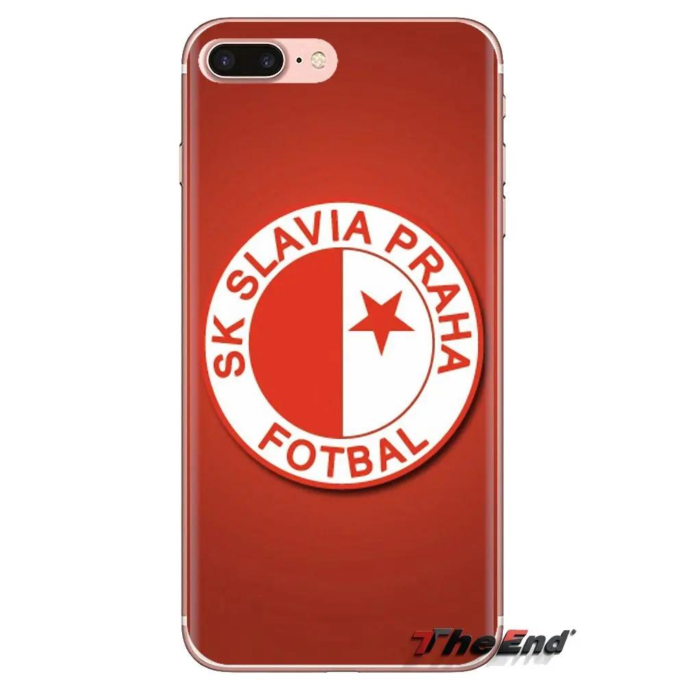 Sk Slavia Praha Sports Transparent Soft Shell Covers For Samsung Galaxy S3 S4 S5 Mini S6 S7 Edge S8 S9 S10 Plus Note 3 4 5 8 9 |