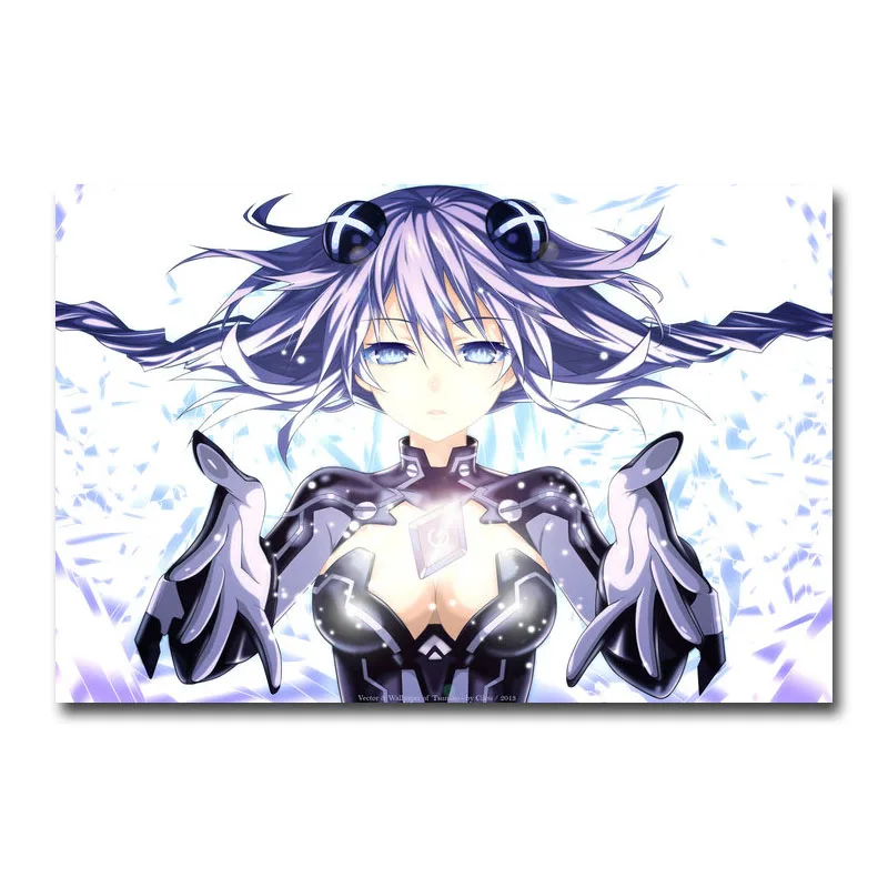 Художественный шелк или холст печать Нептун Hyperdimension Neptunia плакат 13x20 24x36 дюймов для украшение комнаты-001 - Цвет: Picture 8