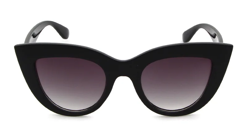 c1 BrightBlack Gray Emosnia новейшие Винтажные Солнцезащитные очки для женщин Кошачий глаз брендовые дизайнерские Элегантные Солнцезащитные очки розовые зеркальные Модные женские солнцезащитные очки UV400 - Цвет линз: c1 BrightBlack Gray