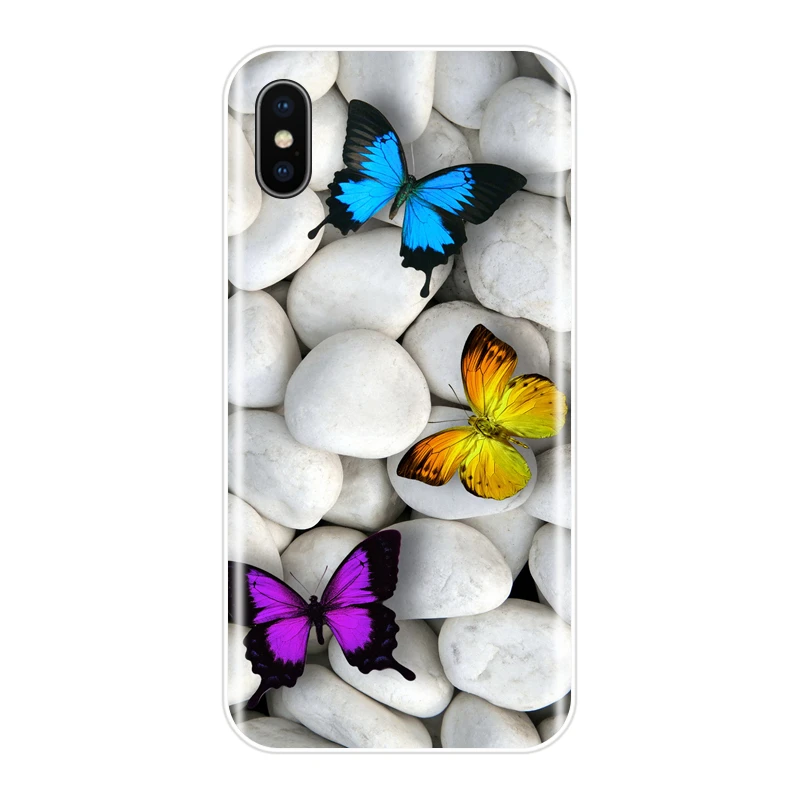 Чехол для телефона Huawei Y6 Y7 Y9 Prime 2018 Мягкий Силиконовый ТПУ милый чехол с