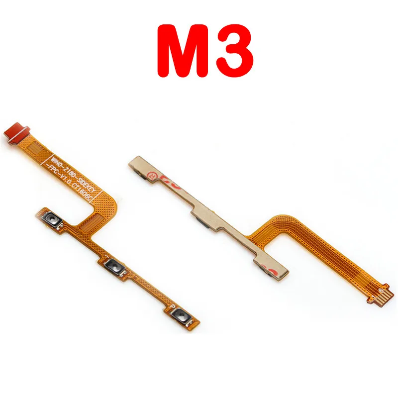 Для Meizu MX4 MX4 Mx6 Mx5 Pro 5 M2 M3 M3S M5 M5S M5C Note M2 Note металлический боковой выключатель питания с кнопкой включения и выключения гибкий кабель